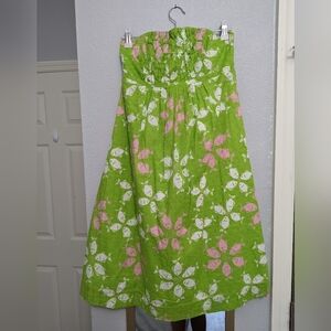 Strapless vintage lilly Pulitzer dress
